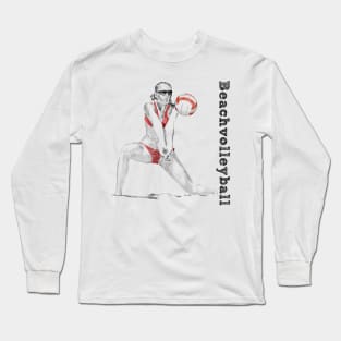 Beachvolleyball Long Sleeve T-Shirt